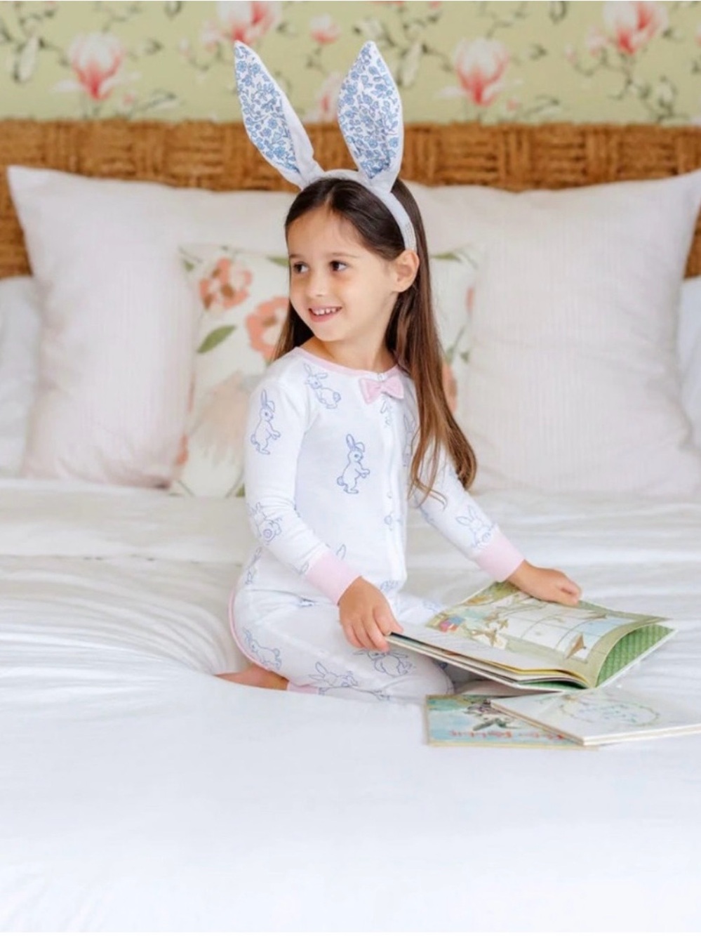 The Beaufort Bonnet Company Noelle’s Night Nights in Board Walk Bunny 3-6 month
